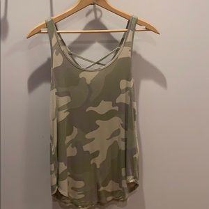 American eagle camo tank top